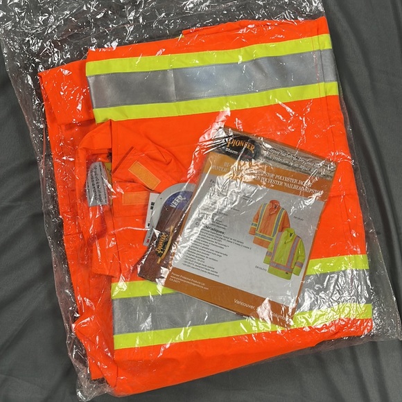Pioneer Hi-Viz Nailhead Ripstop Polyester Jacket | XL - Picture 5 of 6